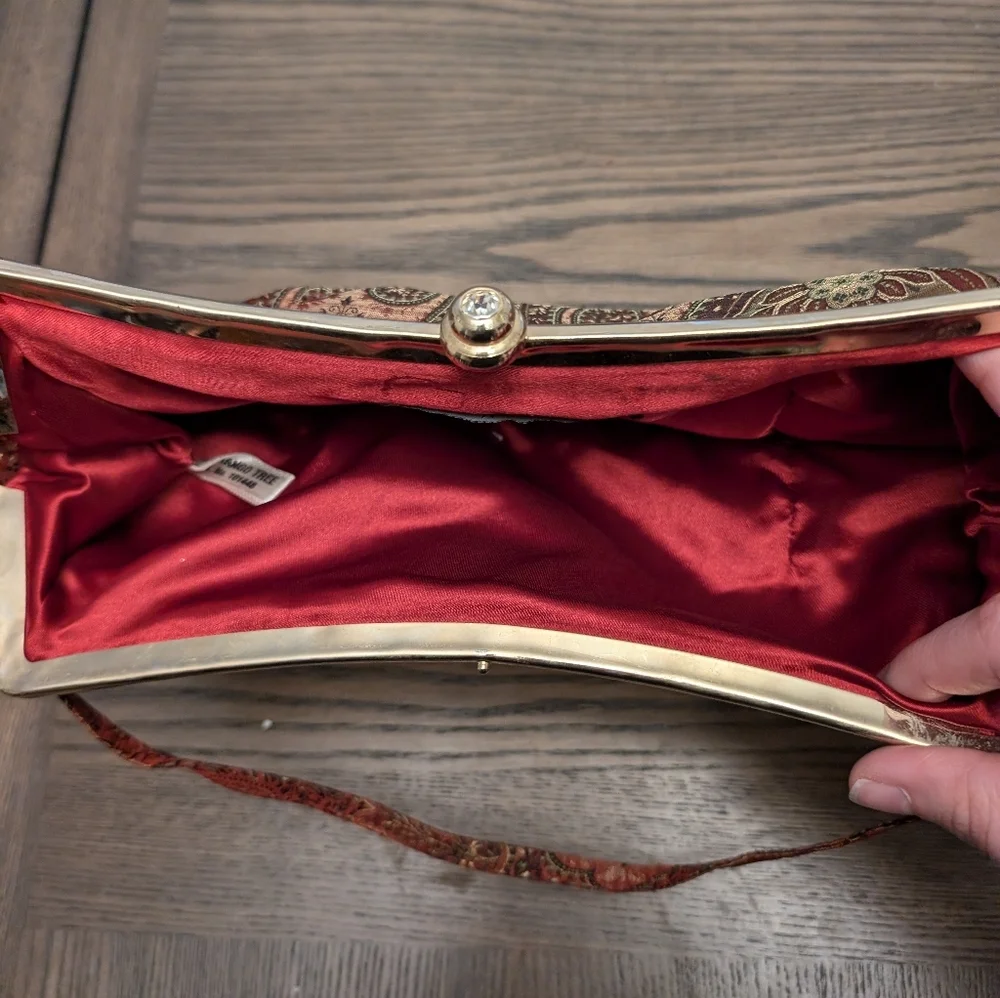✨5 For $50 The Mango Tree Paisley Print Shoulder Bag - Picture 5 of 5